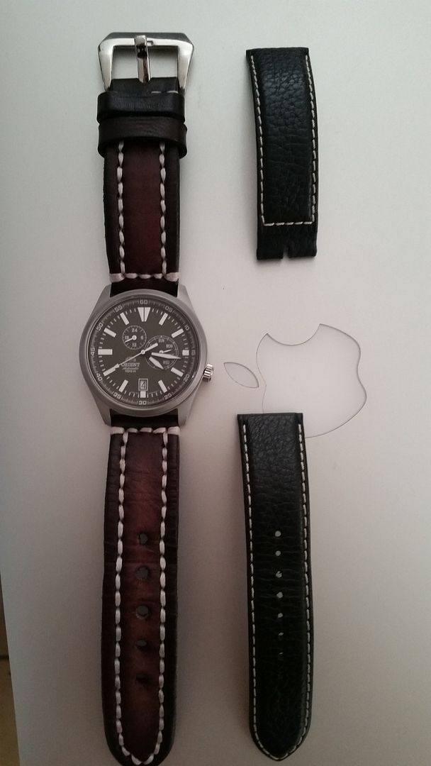 Orient Defender on StrapsCo thick Vintage strap WatchUSeek Watch Forums